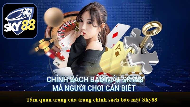 Tầm quan trọng của trang chính sách bảo mật Sky88
